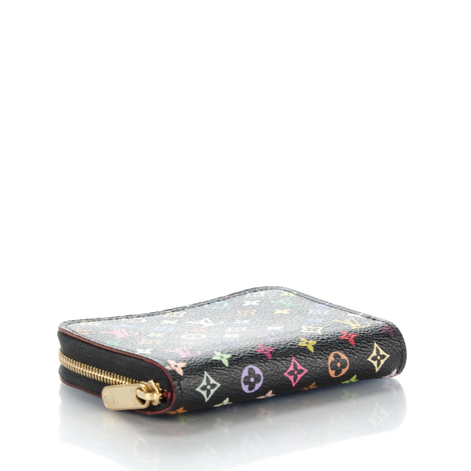 Louis Vuitton Monogram Multicolor Zippy Coin Purse Black Grenade 4 of 7