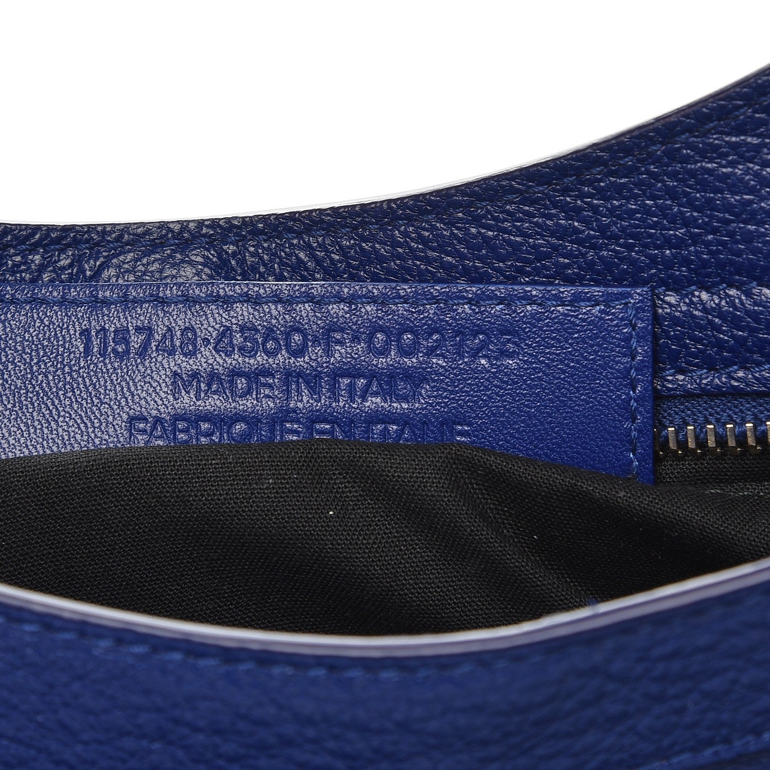Balenciaga Chevre Gold Metallic Edge Hardware City Bleu Roi 8 of 8