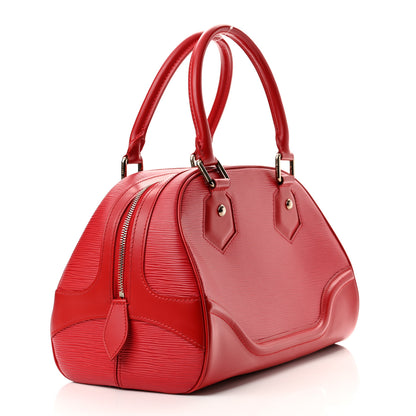 Louis Vuitton Epi Bowling Montaigne PM Rouge 3 of 10
