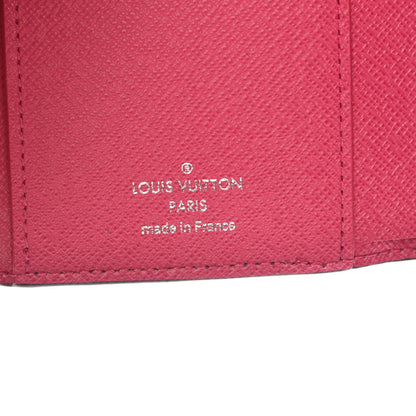 Louis Vuitton Epi Victorine Wallet Indigo Hot Pink 6 of 8