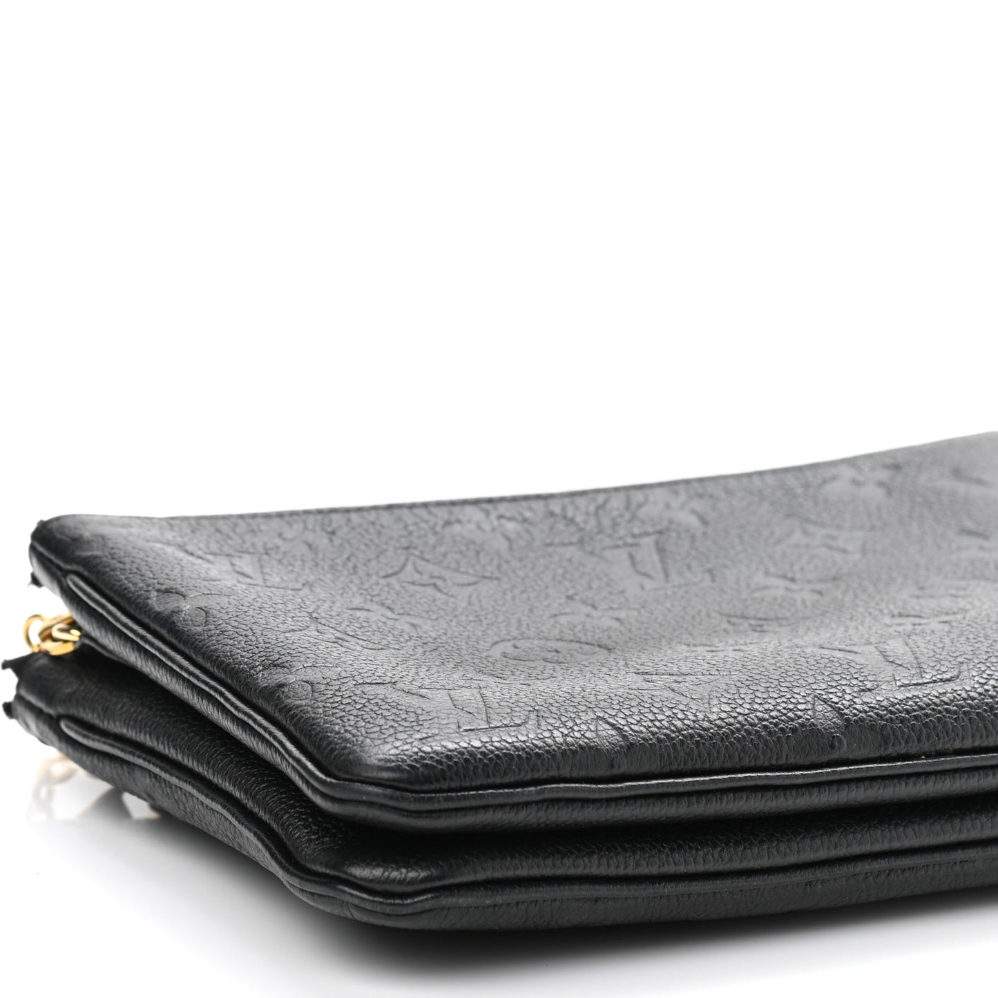 Empreinte Double Zip Pochette Black