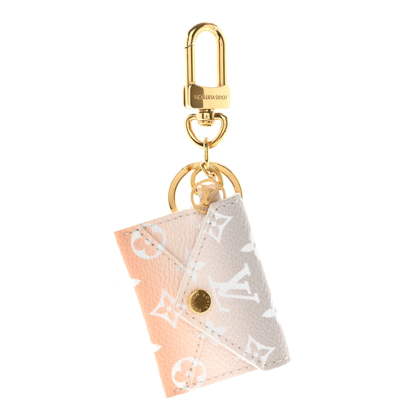 Monogram By The Pool Kirigami Pouch Key Holder Bag Charm Brume