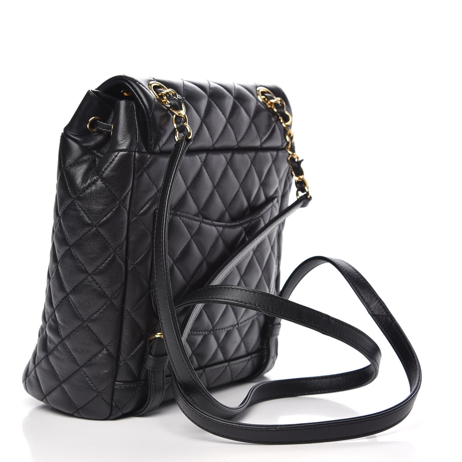 Chanel Lambskin Quilted Small Urban Spirit Backpack Black 2 of 10