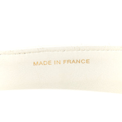 Chanel Caviar Quilted XL Jumbo Single Flap White 7 of 16