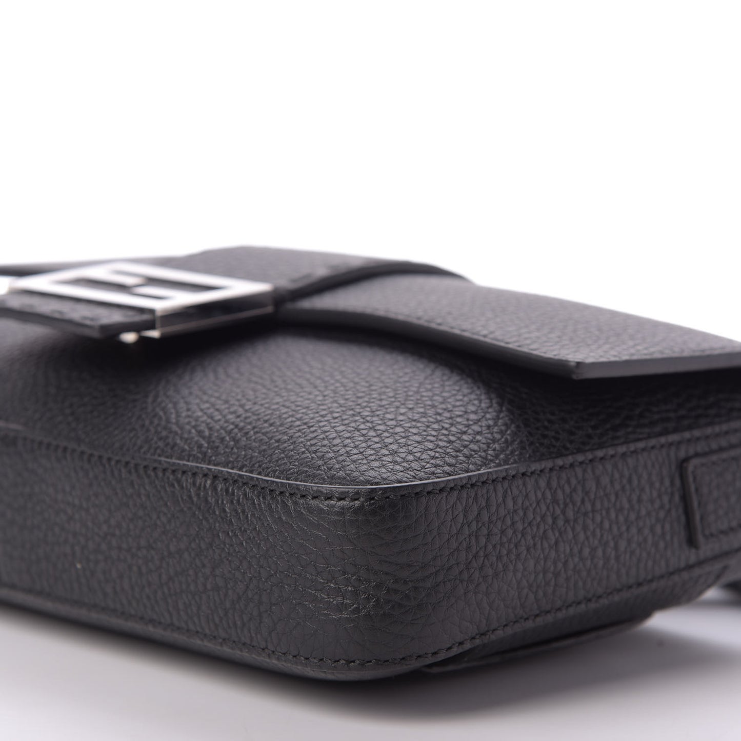 Cuoio Romano Selleria Belt Baguette Bag Black