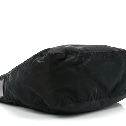 Prada Nylon Flat Messenger Bag Black 10 of 11