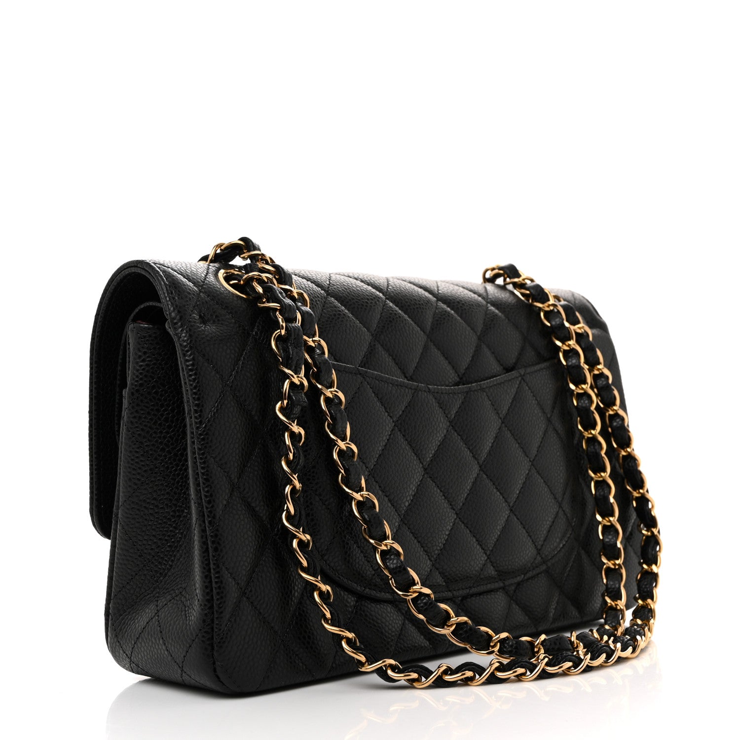 Chanel Caviar Quilted Medium Double Flap Black 3 of 11