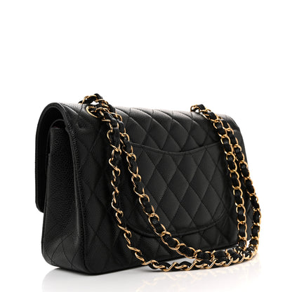 Chanel Caviar Quilted Medium Double Flap Black 3 of 11