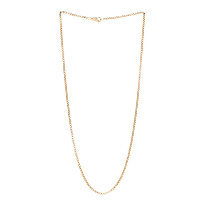 David Yurman 18K Yellow Gold 2.7mm Box Chain Necklace 22" 3 of 5