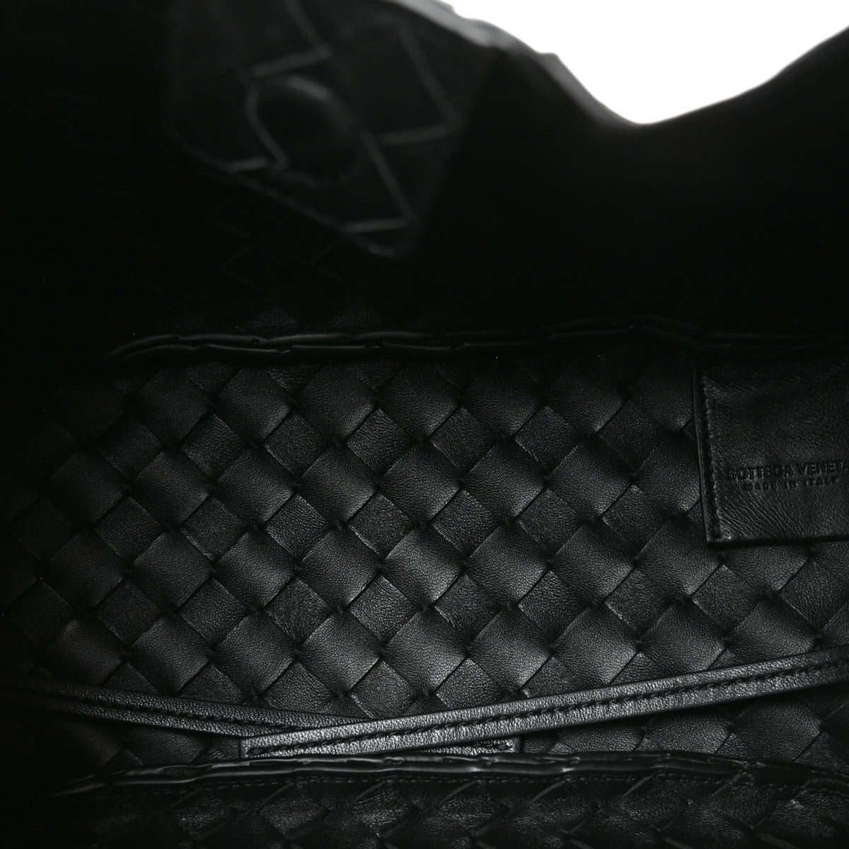 Bottega Veneta Nappa Intrecciato Small Campana Shoulder Bag Black 5 of 11