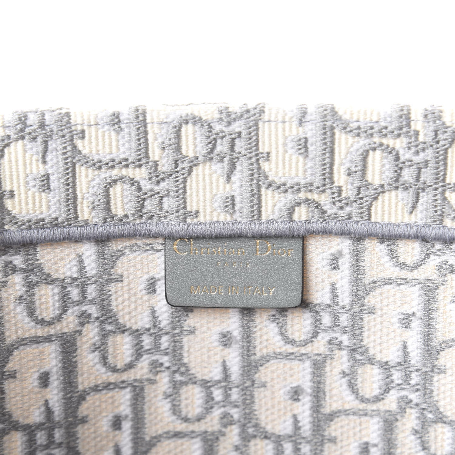 Christian Dior Oblique Large Book Tote Grey 5 of 8