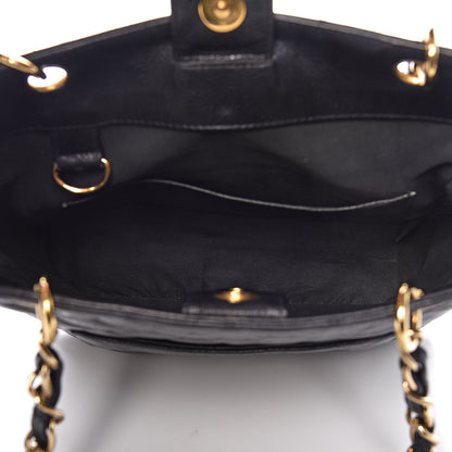 Chanel Caviar Quilted Petit Shopping Tote PST Black 5 of 11