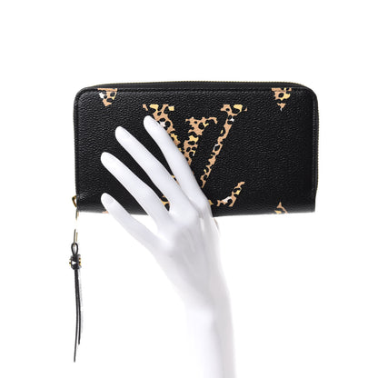Louis Vuitton Monogram Giant Jungle Zippy Wallet Black 2 of 7