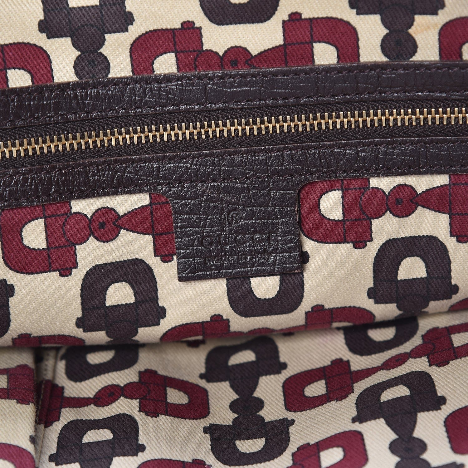 Gucci Monogram Medium Jolicoeur Tote Dark Brown 6 of 14