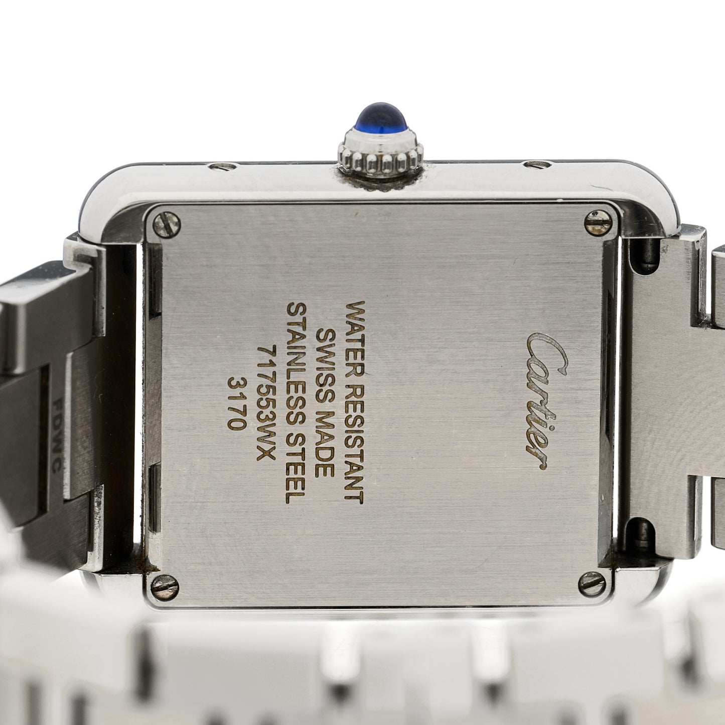 Stainless Steel 24mm Tank Solo Quartz Watch