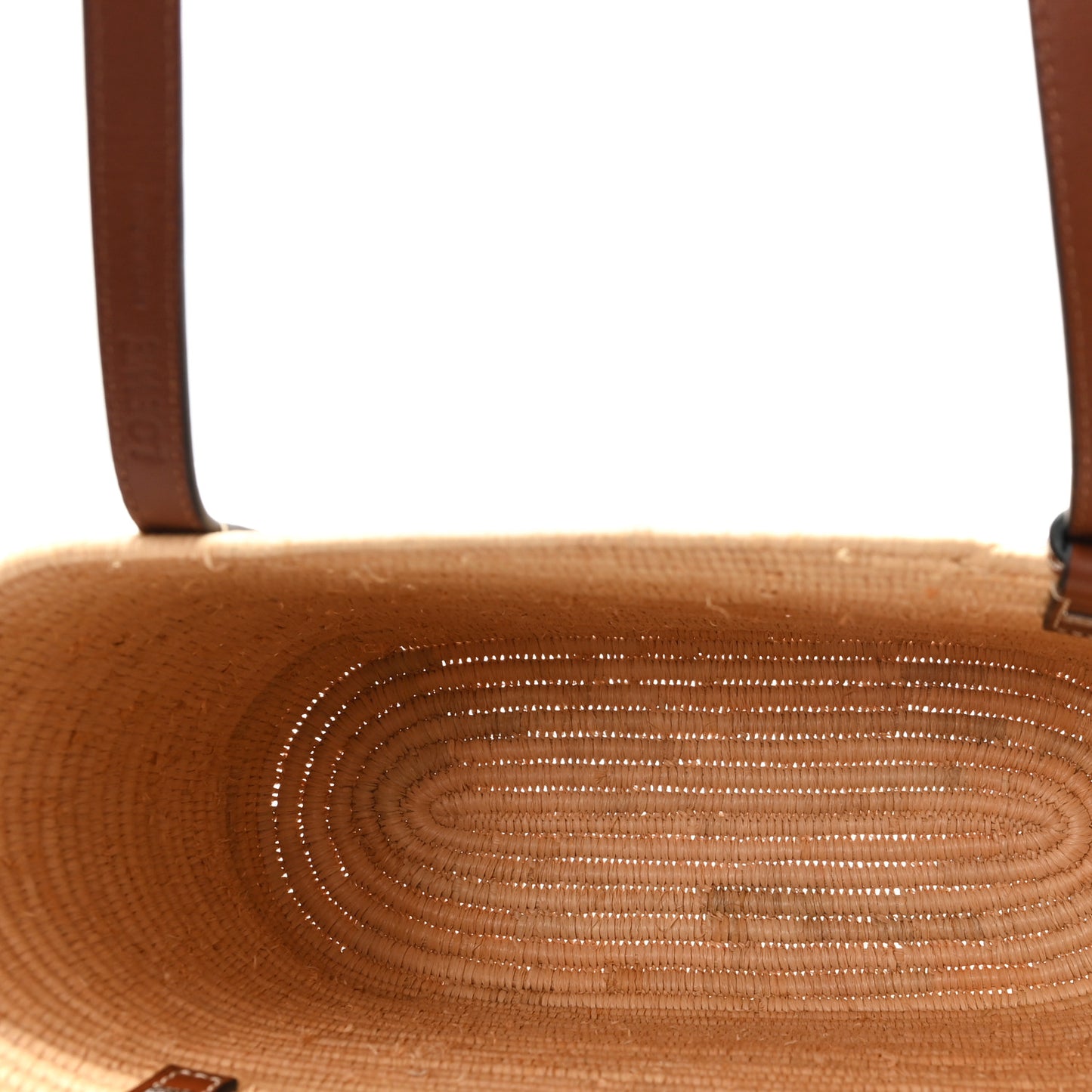 Raffia Small Square Basket Tote Bag Natural Tan