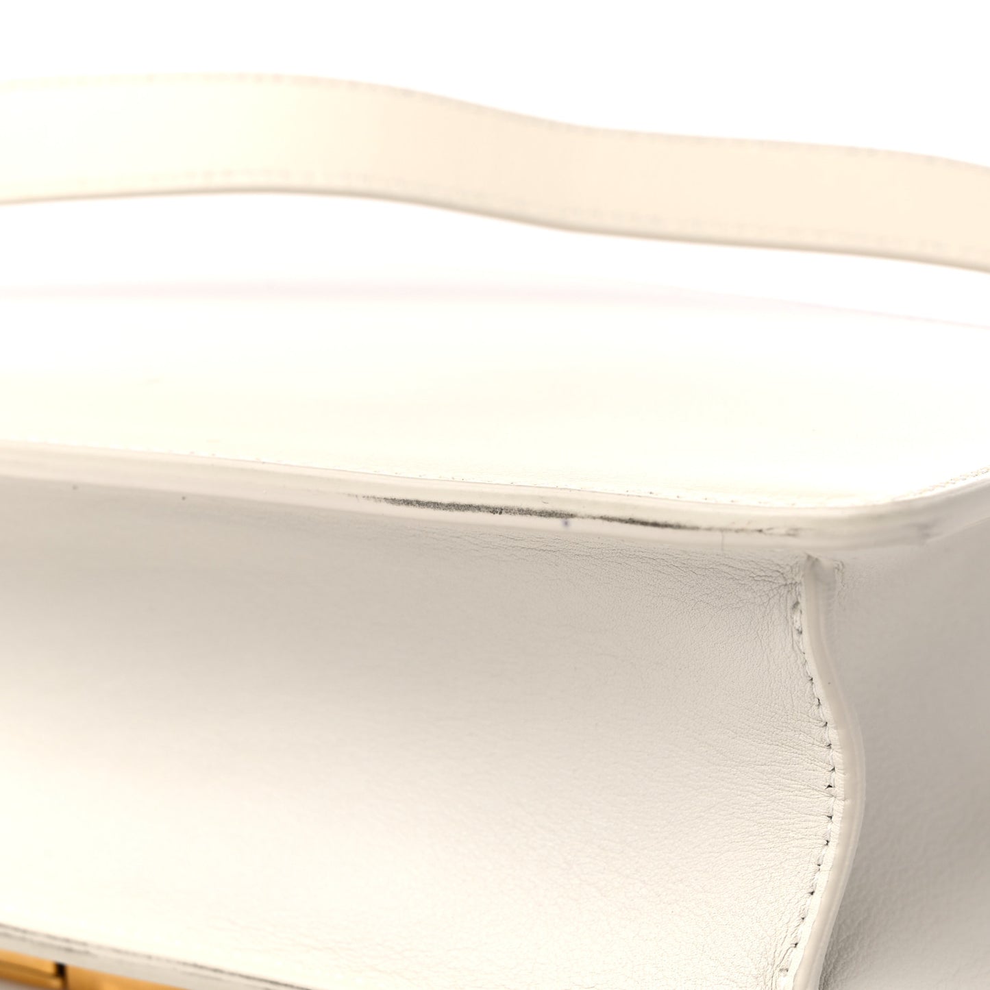 Box Calfskin 30 Montaigne Flap Bag Latte
