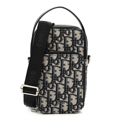 Christian Dior Oblique Crossbody Bag Blue 1 of 10