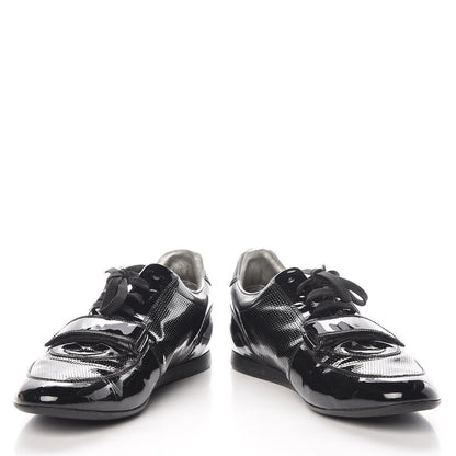 Louis Vuitton Patent Calfskin Sneakers 9 Black 5 of 14
