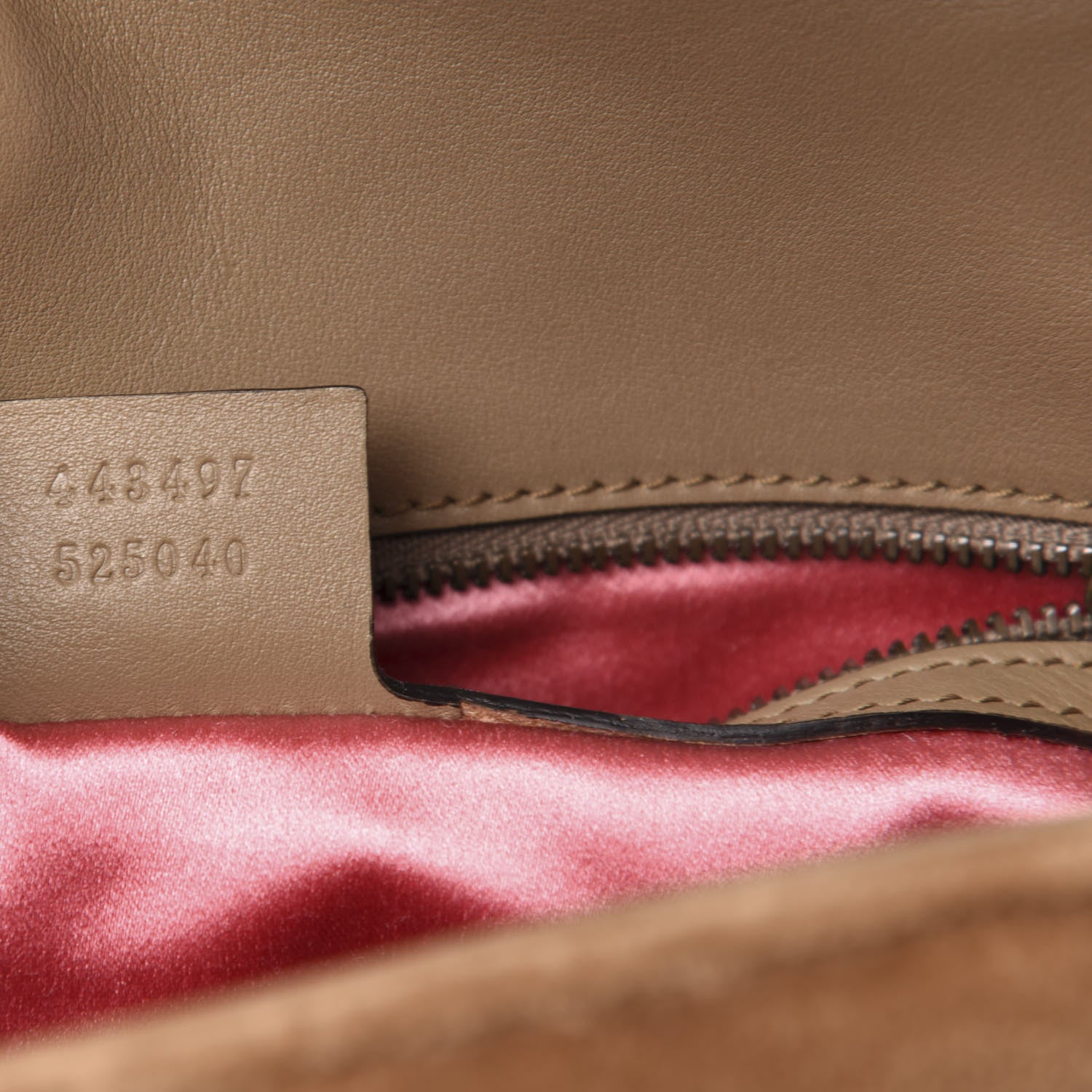 Gucci Velvet Matelasse Small GG Marmont Shoulder Bag Taupe 7 of 11