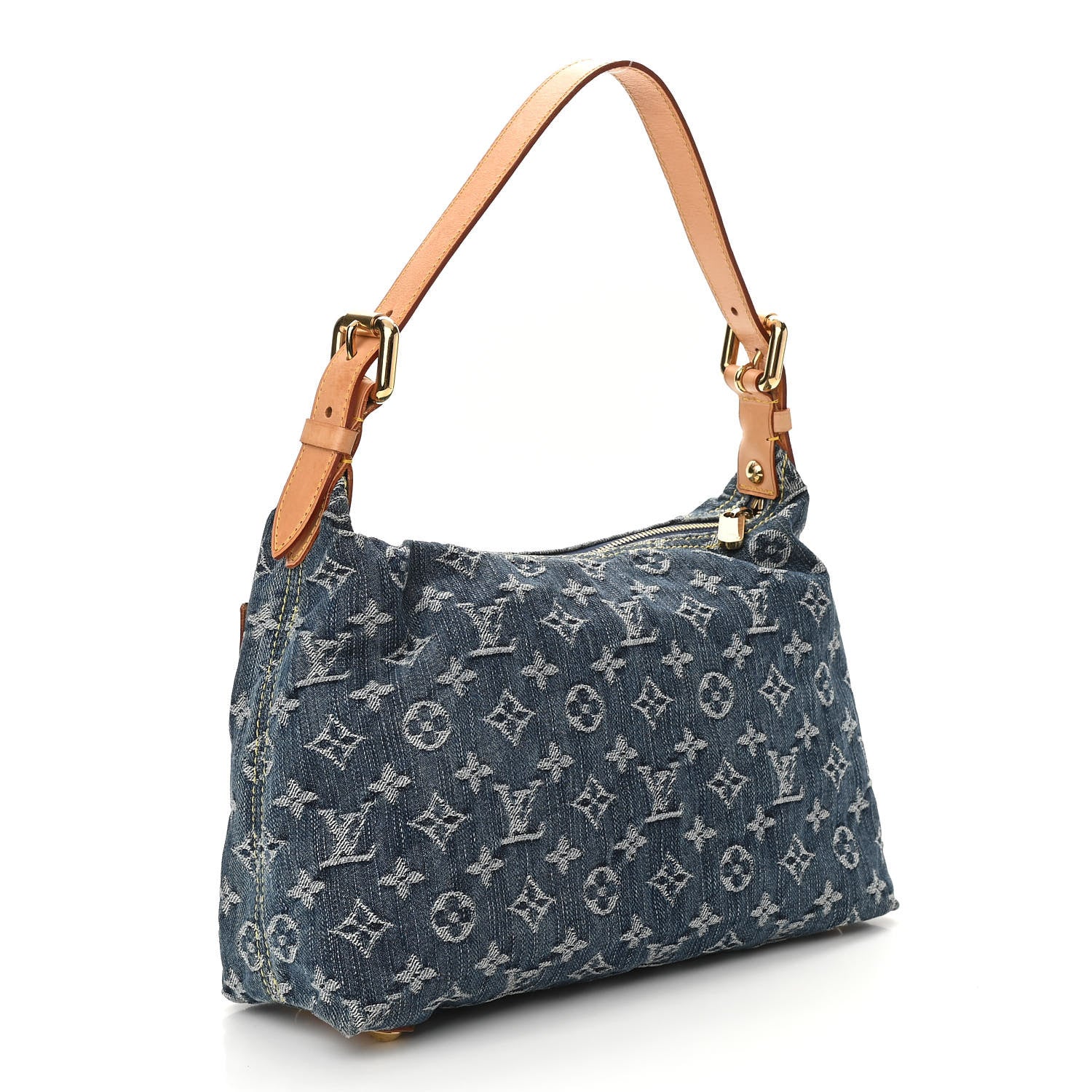 Louis Vuitton Monogram Denim Baggy PM Blue 3 of 9