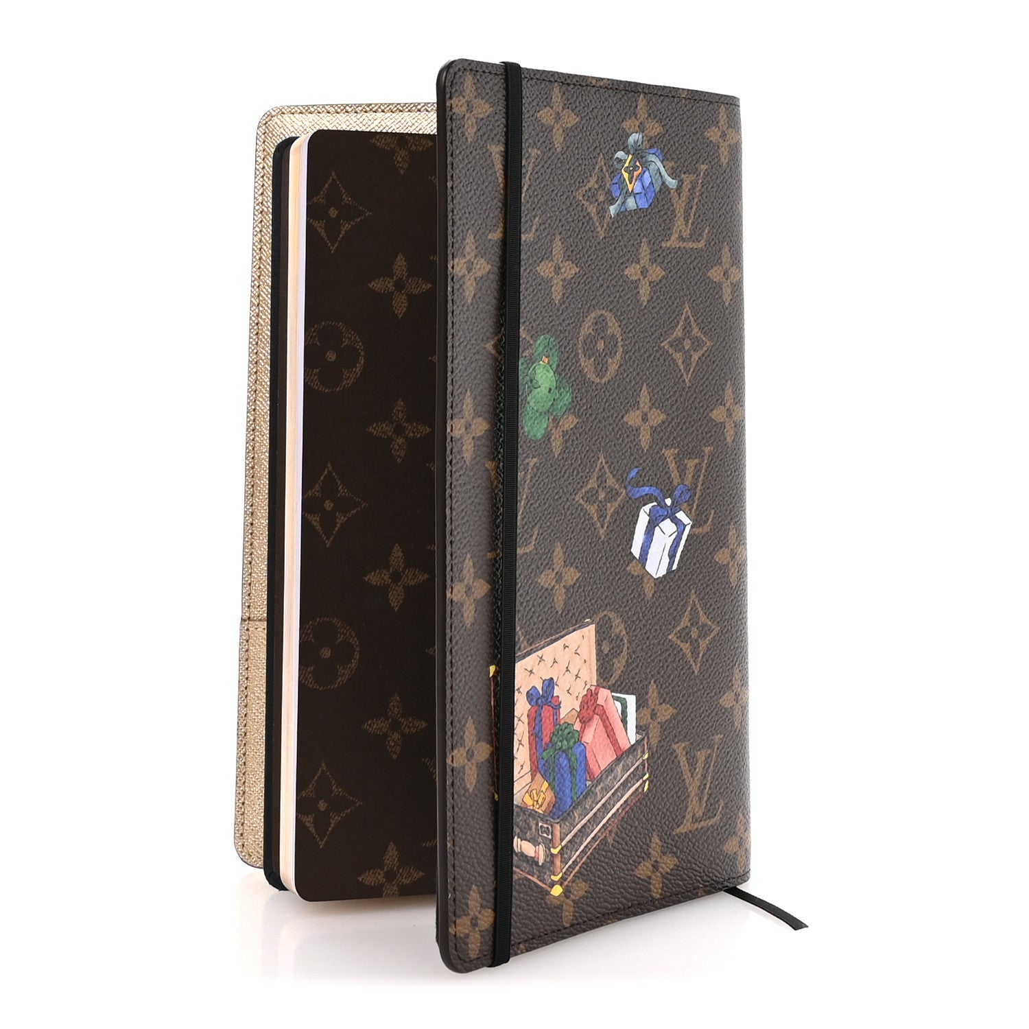 Louis Vuitton Monogram Vivienne Notebook Cover MM Brown 1882408
