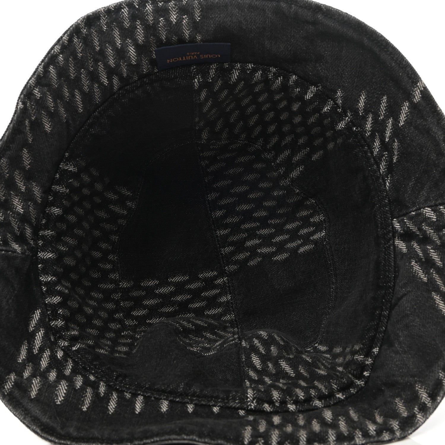 Louis Vuitton x NIGO Monogram Giant Denim Giant Damier Wave Sun Hat Gray 7 of 9