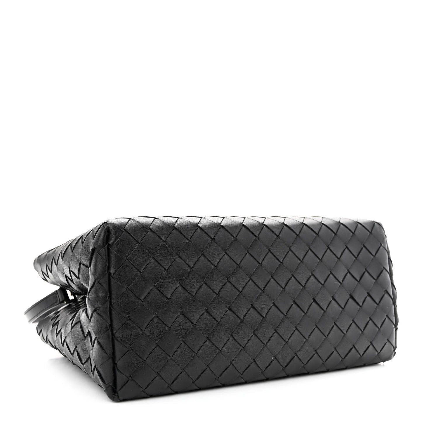Nappa Intrecciato New Roma Tote Black