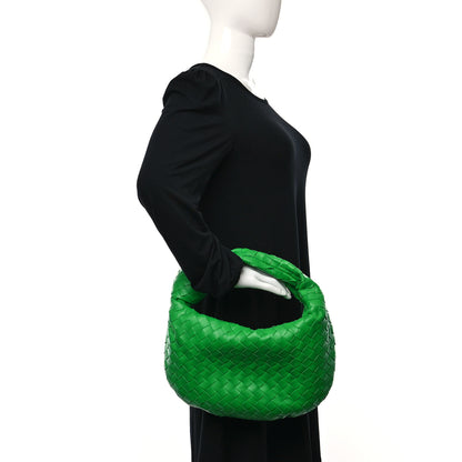 Bottega Veneta Nappa Intrecciato Teen Jodie Hobo Parakeet 2 of 9
