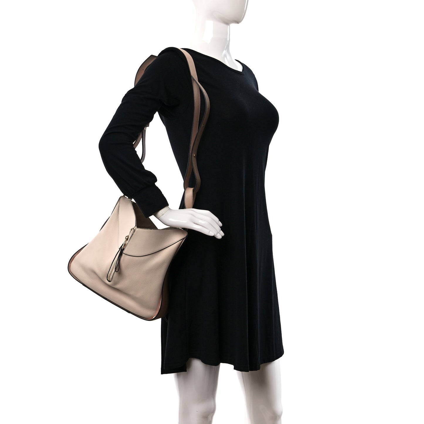 Calfskin Small Hammock Shoulder Bag Pink