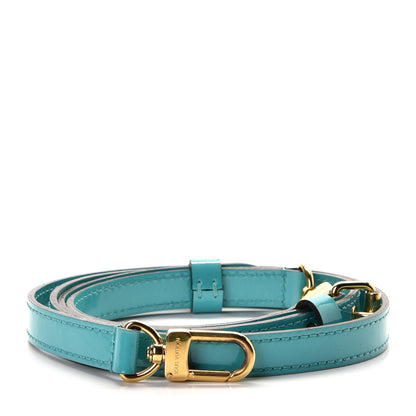 Louis Vuitton Vernis 16mm Adjustable Shoulder Strap Blue Lagoon 1 of 4