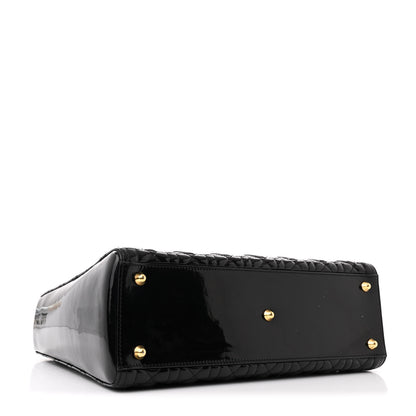 Christian Dior Patent Cannage Large Lady Dior Black 4 of 11