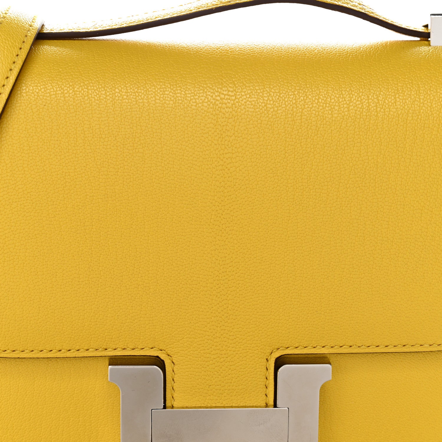 Hermes Chevre Mysore Constance 18 Jaune De Naples 9 of 13
