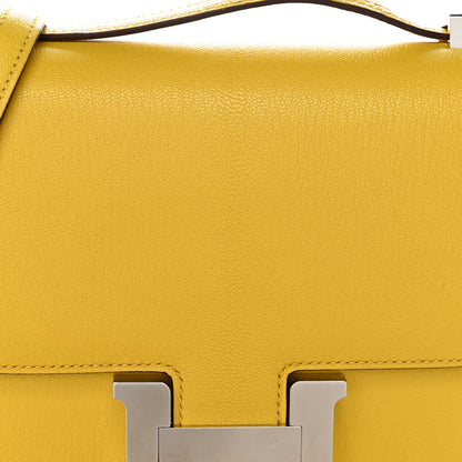 Hermes Chevre Mysore Constance 18 Jaune De Naples 9 of 13