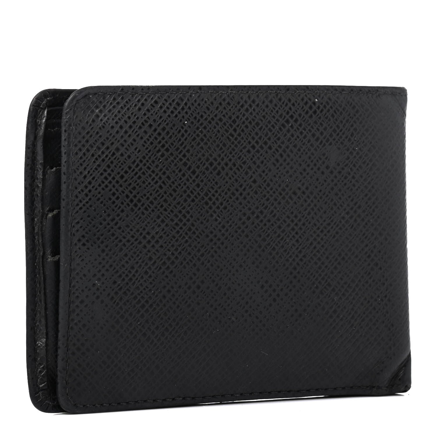 Louis Vuitton Taiga Slender Wallet Black 2 of 4