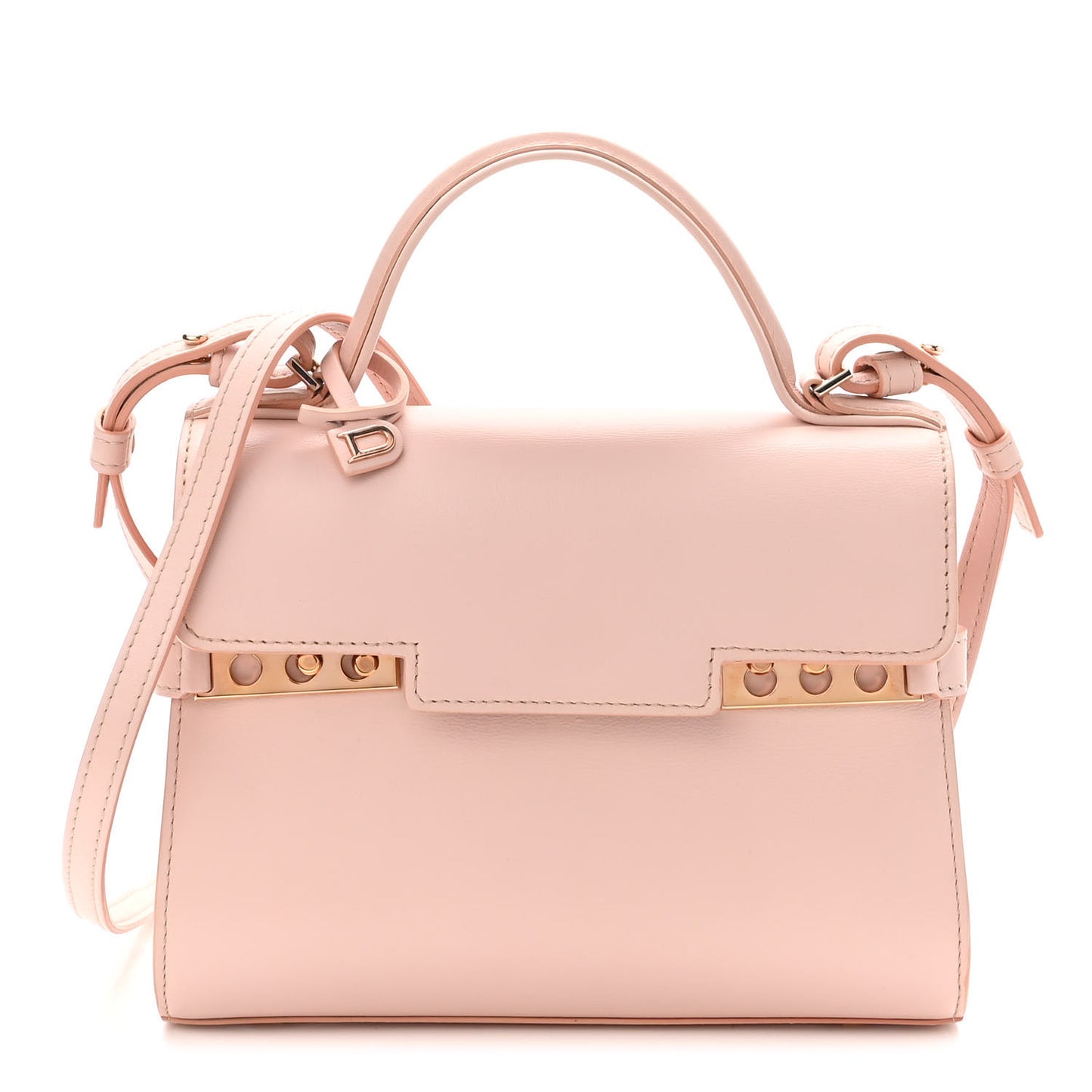 Smooth Calfskin Mini Tempete Satchel Nude