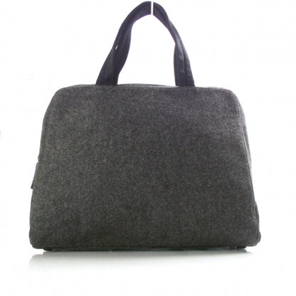 Prada Vintage Flannel Tote Anthracite 1 of 9