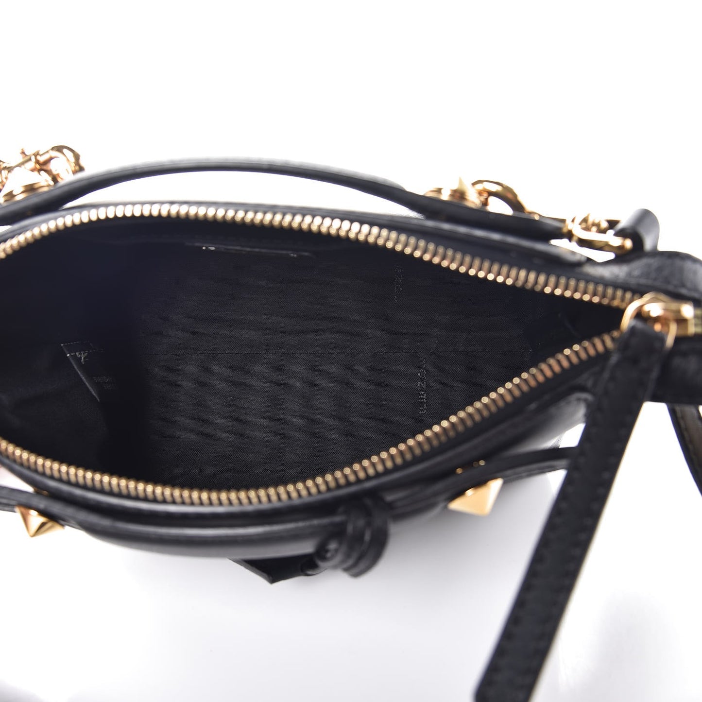 Vitello Dolce Chain Tail Gold Edition Mini By The Way Boston Bag Black Vintage Gold