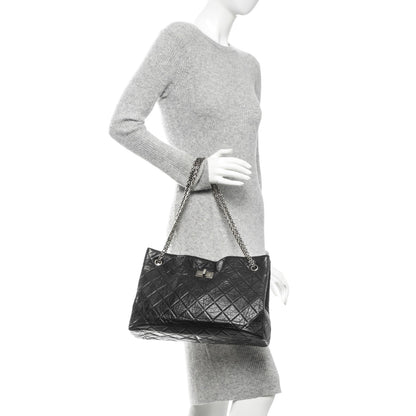 Chanel Aged Calfskin Reissue 2.55 Tote Black 2 of 7