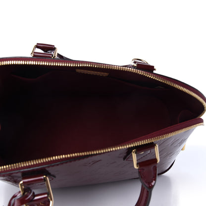 Louis Vuitton Vernis Alma PM Griotte 5 of 8