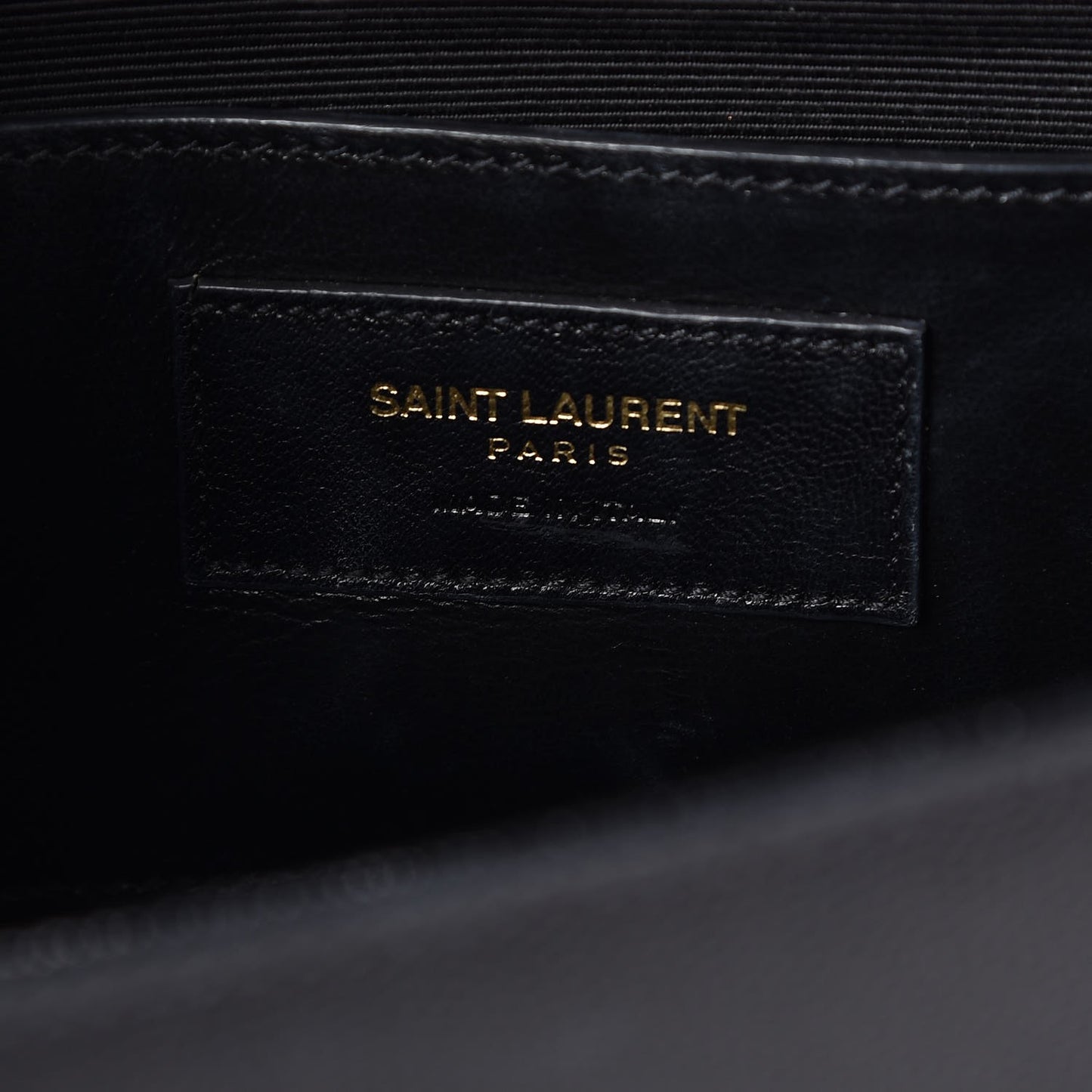 Grain De Poudre Medium Classic Monogram Kate Satchel Black