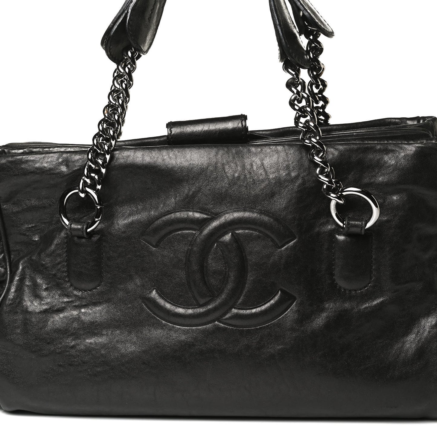 Calfskin Large Perfect Day Tote Black