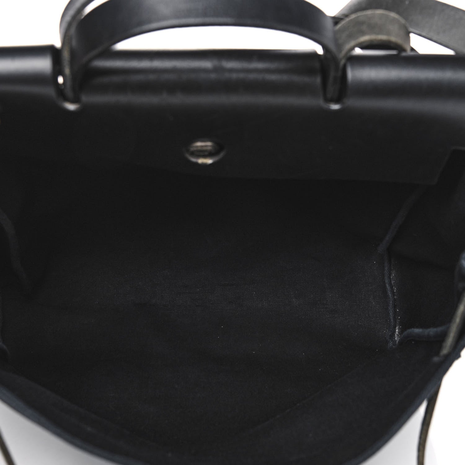 Hermes Toile Vache Calfskin Herbag 39 MM Black 5 of 19