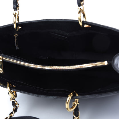 Chanel Caviar Quilted Grand Shopping Tote GST Black 5 of 10
