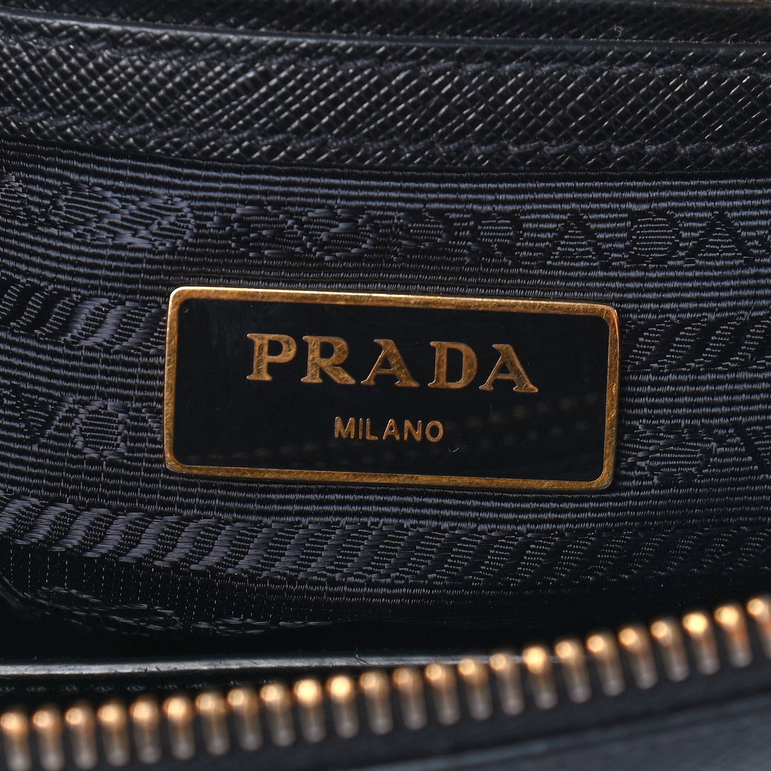 Prada Saffiano Small Galleria Double Zip Tote Black 6 of 9