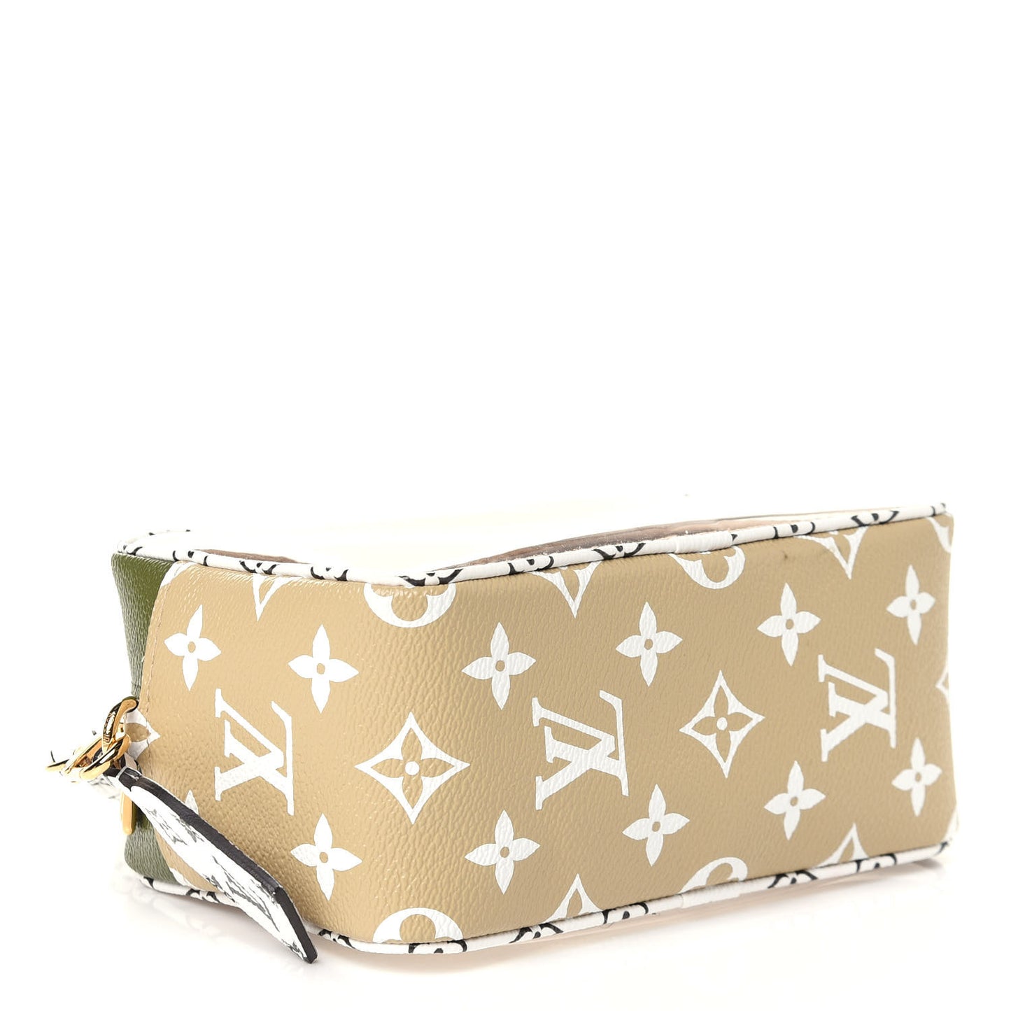Monogram Giant Beach Pouch Kaki