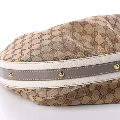Gucci Monogram Medium Interlocking Hobo Off White 8 of 9