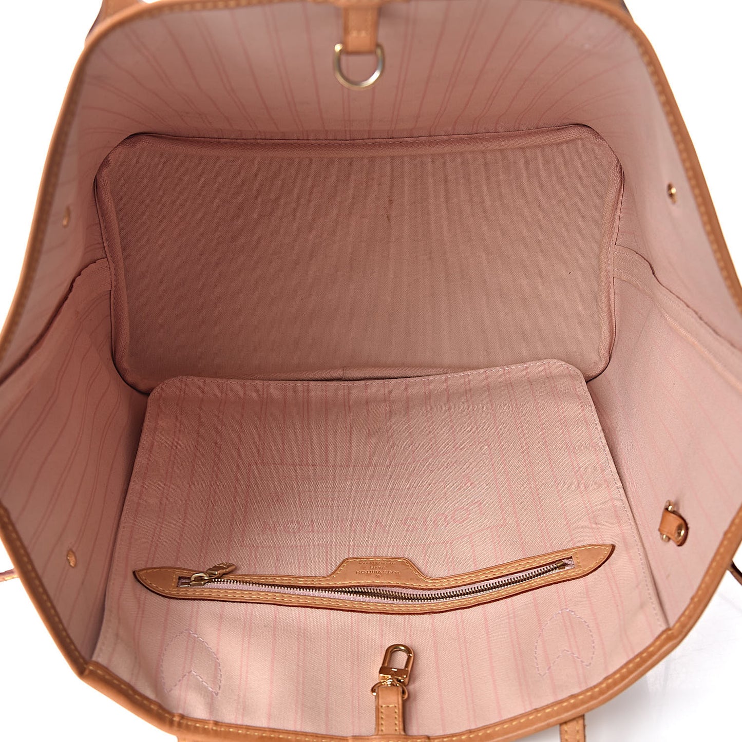 Damier Azur Neo Neverfull MM Rose Ballerine