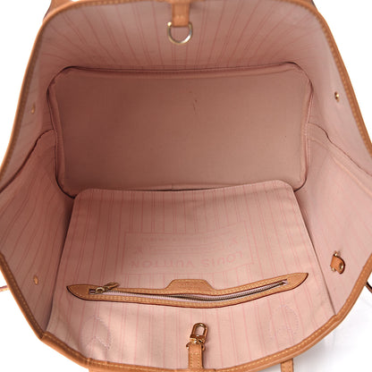Louis Vuitton Damier Azur Neo Neverfull MM Rose Ballerine 5 of 15