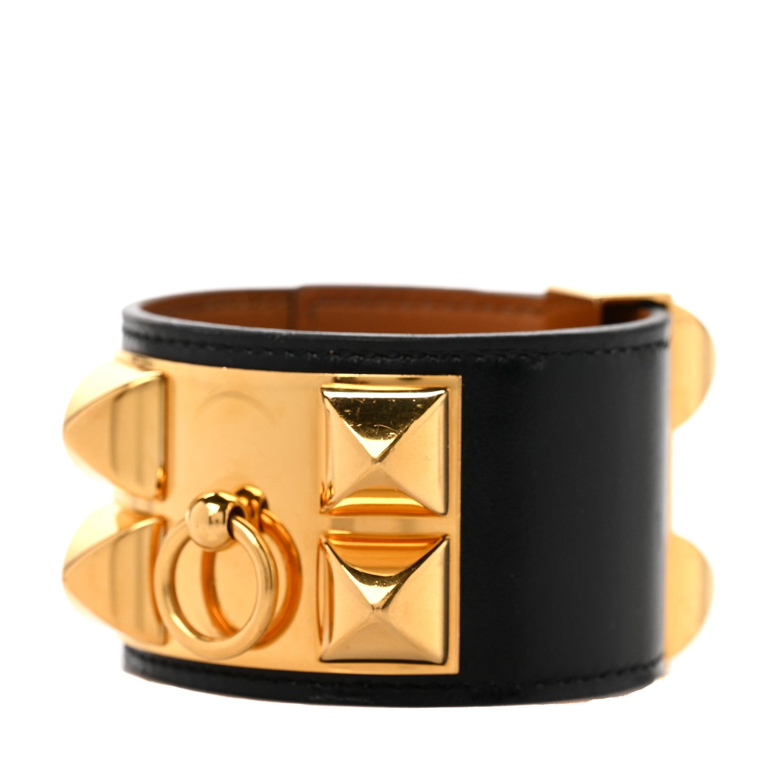 Hermes Box Collier de Chien CDC Bracelet T2 Black 1 of 5